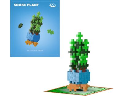 Plus-Plus Kytky Snake Plant