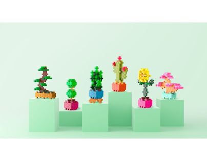 Plus-Plus Kytky Topiary