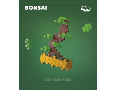 Plus-Plus Kytky Zelená bonsaj