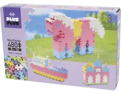 Plus Plus Mini Pastel 480, 3 v 1