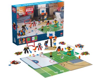 Plus Plus Nauč se stavět - Sporty 600 dílků - Poškozený obal