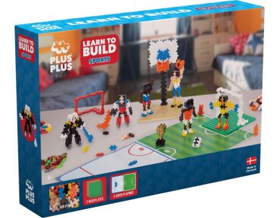 Plus Plus Nauč se stavět - Sporty 600 dílků - Poškozený obal