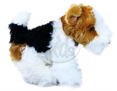Plyšový pes foxteriér Dášenka 30 cm