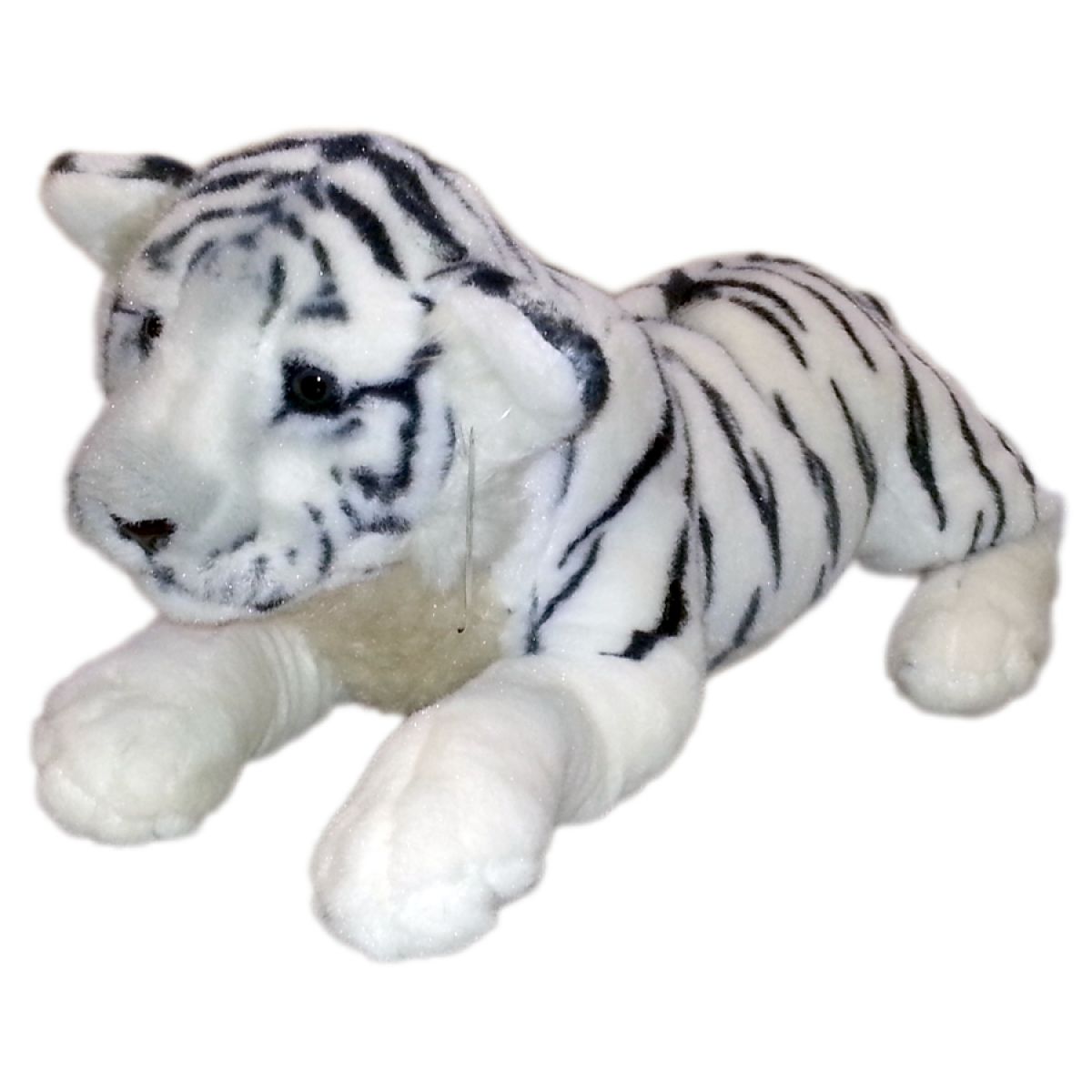 Plyšový tygr bílý 48cm