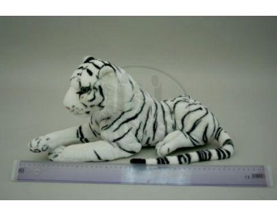 Plyšový tygr bílý 50cm