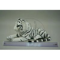 Plyšový tygr bílý 50cm 2
