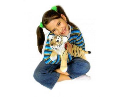 Plyšový tygr ležící 48cm