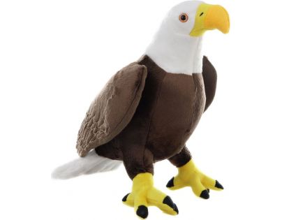 Plyš Orel bělohlavý velký 36 cm