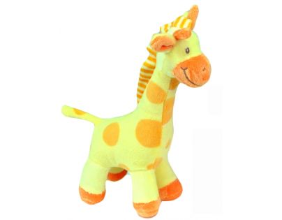 Plyšová žirafa stojící 24 cm - Žlutá