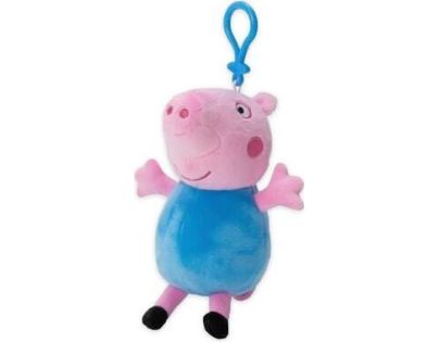 Plyšové Prasátko Peppa s klipem 16 cm