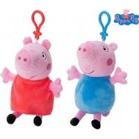 Plyšové Prasátko Peppa s klipem 16 cm 3