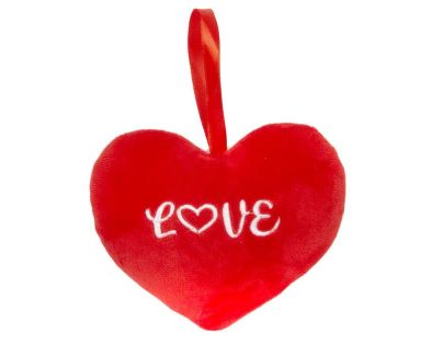 Plyšové Valentinské srdce 13 cm