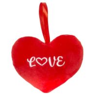 Plyšové Valentinské srdce 13 cm