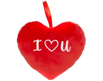 Plyšové Valentinské srdce 22 cm