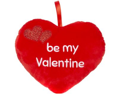 Plyšové Valentýnské srdce 33 cm