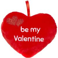 Plyšové Valentýnské srdce 33 cm