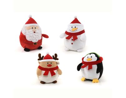 Plyšové Vánoční figurky mačkací Squishy  20 cm