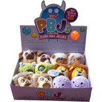 Plyšové zvířátko mačkací s kuličkami ovečka