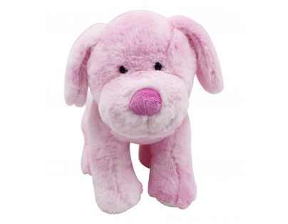 Plyšové zvířátko Růžový pejsek 30 cm