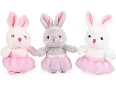 Alltoys Plyšový králíček v baletní sukýnce 15 cm