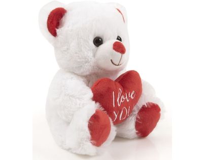 Plyšový medvídek se srdíčkem 20 cm