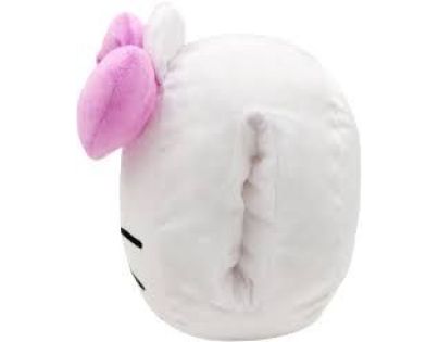 Plyšový poláštařek s otvorem na ruce Hello Kitty fialová mašle Plyšový poláštařek s otvorem na ruce Hello Kitty fialová mašle
