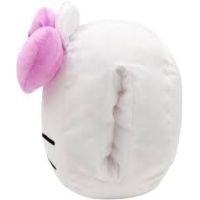 Plyšový poláštařek s otvorem na ruce Hello Kitty fialová mašle 2