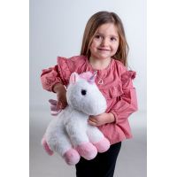 Teddies Plyšový Snílek jednorožec s křídly 38 cm 6