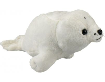 Plyšový Tuleň mládě 25cm bílý