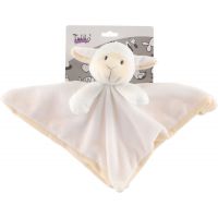 Teddies Plyšový usínáček s chrastítkem Ovečka 25 cm 4