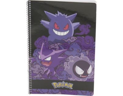 Epee Pokémon A4 blok kroužkový Gengar