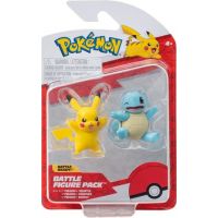 Pokémon akční figurky 2pack Pikachu a Sqirtle 2