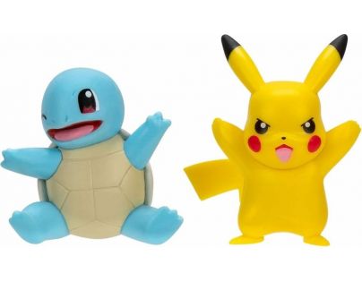 Pokémon akční figurky 2pack Pikachu a Sqirtle