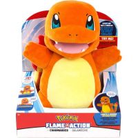 Jazwares Pokemon interaktivní Plyš Flame Action Charmander 30 cm 5