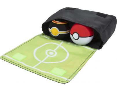 Jazwares Pokemon sada Clip and Go Bandolier W2 Pokéball, Luxury Ball i Pikachu