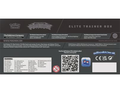 Pokémon TCG: ME05 Pitch Black - Elite Trainer Box - Case
