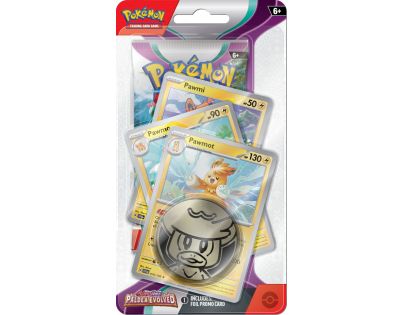 Pokémon TCG: Scarlet & Violet 02 Paldea Evolved Premium Checklane Blister Pawmot and Pawmi