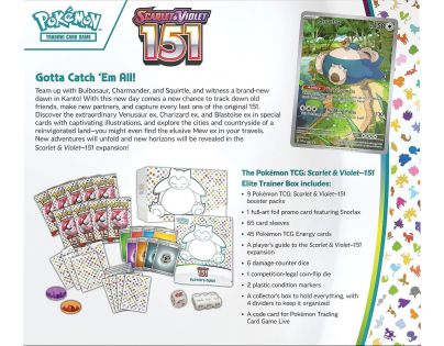 Pokémon TCG: Scarlet & Violet 151 Elite Trainer Box