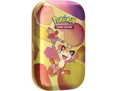 Pokémon TCG: Scarlet & Violet 151 Mini Tins Meowth & Hitmonchan - Poškozený obal