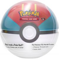 Pokémon TCG: September Pokeball Tin červenozelený - Poškozený obal