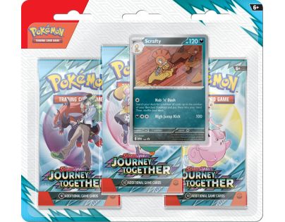 Pokémon TCG: SV09 Journey Together - 3 Blister Booster