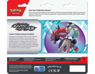 Pokémon TCG: SV09 Journey Together - 3 Blister Booster