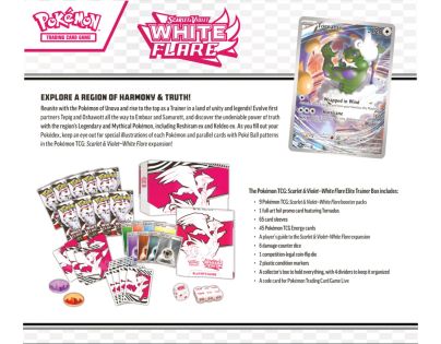 Pokémon TCG: SV10.5 White Flare - Elite Trainer Box Pokémon TCG: SV10.5 White Flare - Elite Trainer Box