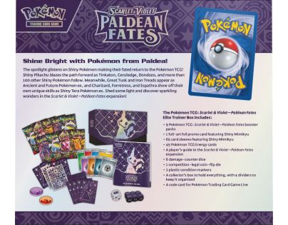 Pokémon TCG: SV4.5 Paldean Fates Elite Trainer Box