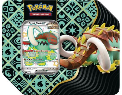 Pokémon TCG: SV4.5 Paldean Fates Premium Tin Great Tusk