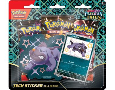 Pokémon TCG SV4.5 Paldean Fates Tech Sticker Collection Maschiff