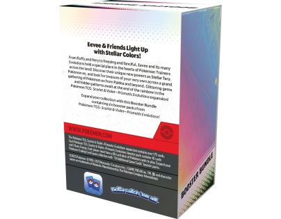 Pokémon TCG: SV8.5 Prismatic Evolutions - Booster Bundle Display