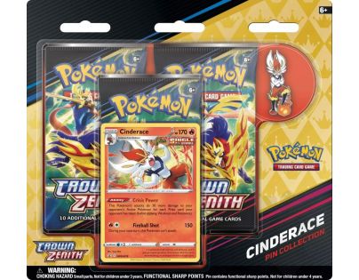 Pokémon TCG: Sword and Shield 12.5 Pin Collection Cinderace