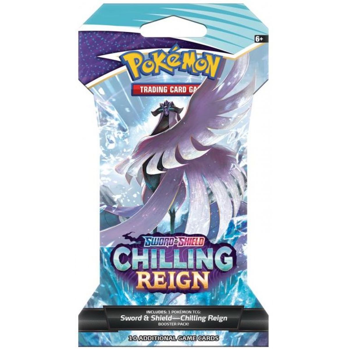 Pokémon TCG: SWSH06 Chilling Reign - 1 Blister Booster Fialový Pták ...