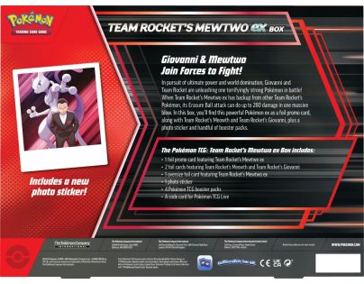Pokémon TCG: Team Rockets Mewtwo ex Box